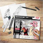 Hobbysett Creativ Company DIY Kit Illustrasjon Harry Potter Magical Companions