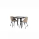 Spisegruppe Venture Home Tempe med 2 Velvet Stitches Stoler