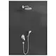 Takdusjsett Hansgrohe Crometta S 240 for innbygging 1jet