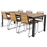 Spisegruppe Venture Home Berfin med 6 Spisestoler