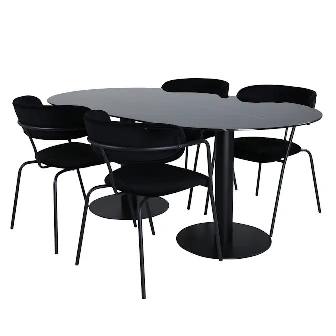 Spisegruppe Venture Home Oslo med 4 Aris Stoler