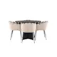 Spisegruppe Venture Home Bootcut Ø110 cm med 4 Limhamn Stoler