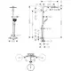 Takdusjsett Hansgrohe Raindance