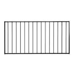 Port Skotte Garden Dubbel Klassisk 360X90 cm Sort