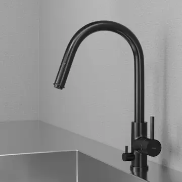 Köksblandare Scandtap Steel Access med Utdragbar Pip