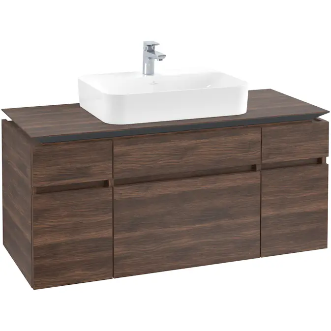 Tvättställsskåp Villeroy & Boch Legato med 5 Lådor för Ytmonterat Tvättställ från Finion & Memento