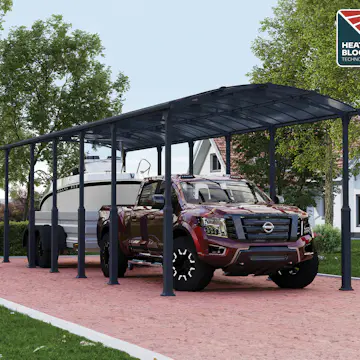 Carport Canopia av Palram Alpine i Metall for Bobil 3,6x13 m