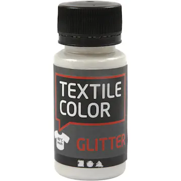 Tekstilfarge Creativ Company Transparent Glitter 50 ml