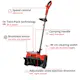 Snøfreser Einhell GE-ST 36/40 Li E-Solo 36 Volt Ledningsfri ekskl. Batteri og Lader
