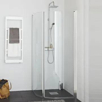 Duschhörn Hafa Original Round Klarglas