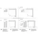 Duschhörn Contura Shower Space SPNK Rak