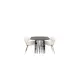 Spisegruppe furniture/fashion Stone med 4 Chico Stoler