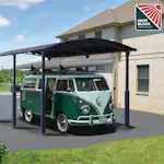 Carport Canopia av Palram Alpine i metall for bobiler 3,6x6,5 m