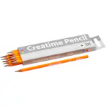 Skoleblyant Creativ Company 1745 cm Hardhet Hb Tykkelse 7 mm Kjerne 2 mm 12 stk/1 Pk