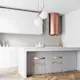 Klinkermosaik Arredo Archgres Ljusgrå 2,5x2,5 cm