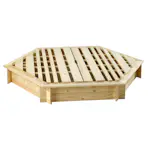 Sandkasse Jabo Sekskantet Inkl. Lokk