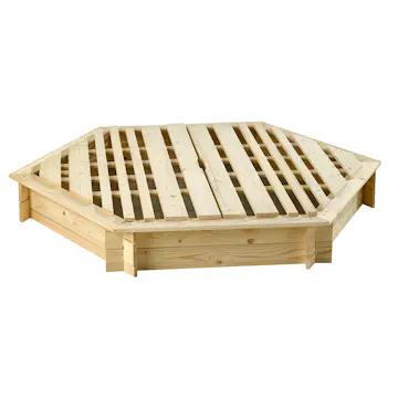 Sandkasse Jabo Sekskantet Inkl. Lokk