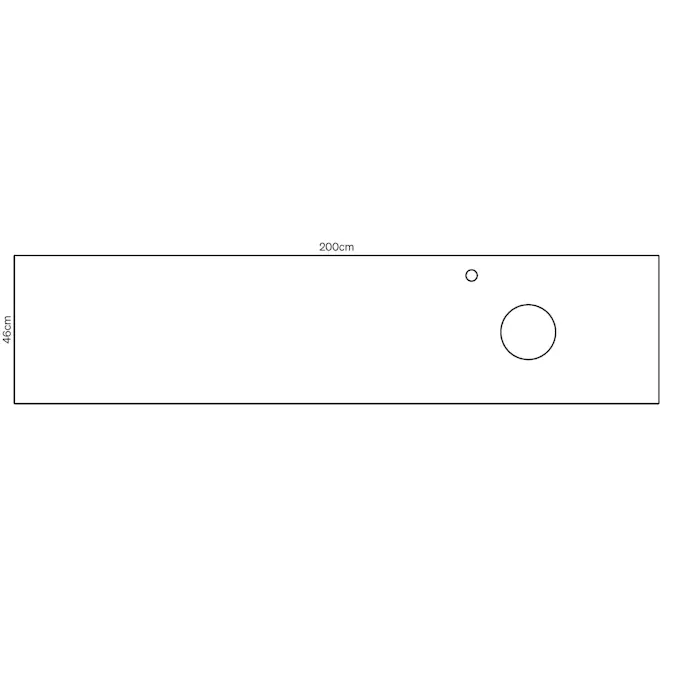 Bänkskiva Svedbergs Epos Danae