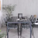 Spisegruppe Venture Home Bront med 6 Leon Spisestoler