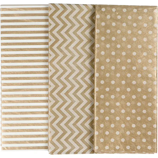 Silkepapir Creativ Company med trykk 50x70 cm 1 pk