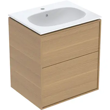 Tvättställsskåp Ifö Sense Art Smal Design 60 med 2 Lådor