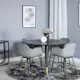 Spisegruppe Venture Home Dipp Ø115 cm med 4 Comfort Stoler