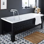 Halvfront med stativ Ifö Caribia Sort