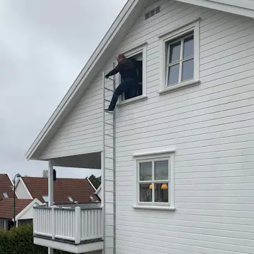 Brannstige Alu-Stigen Eloksert Proff