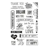 Silikonstempler Creativ Company Engelske Ord