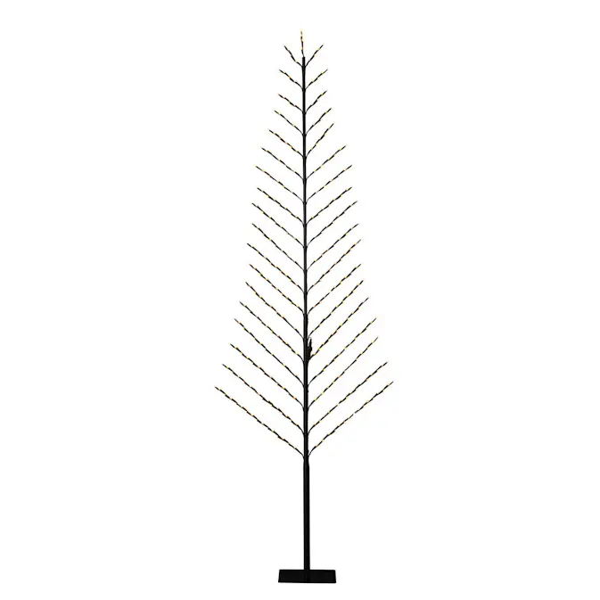 Utendørsdekorasjon Gnosjö Konstsmide 2-D Sort Tre 240 cm LED