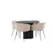 Spisegruppe Venture Home Olivia med 4 Limhamn Stoler