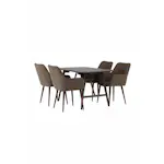 Spisegruppe Venture Home Kaseidon med 4 stk Tomorrow Stoler