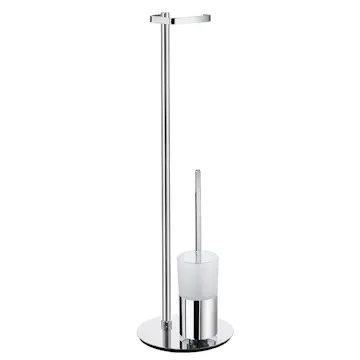 Toalettpapirholder Smedbo FK312 Krom/Frostet Glass