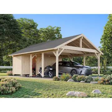 Carport Palmako Robert 40,6 m2 med Bod