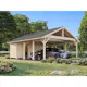 Carport Palmako Robert 40,6 m2 med Bod