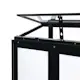 Drivhus Metalcraft 91x51x157 cm Sort Rektangulær