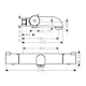 Badekarbatteri Hansgrohe Ecostat 1001 CL