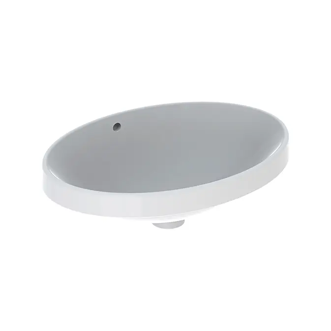 Tvättställ Geberit Variform 550 mm Infälld Ovalt