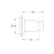Handduschhållare Grohe Rainshower 27075
