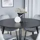 Spisegruppe Venture Home Dipp Ø115 cm med 4 Polar Stoler