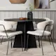Spisegruppe Venture Home Bootcut Ø110 cm med 4 Chico Stoler