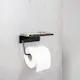 Toalettpapirholder Beslag Design Base med Hylle