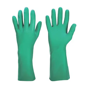 Nitrilhandske Tebo fodrad strl 10