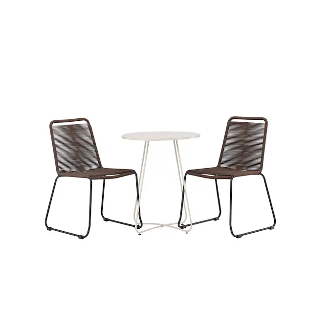 Cafégruppe Venture Home Bacong Bord med 2 Lindos Stoler