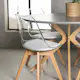 Spisegruppe Venture Home Piazza Ø120 cm med 4 stk Edvin Stoler