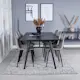 Spisegruppe Venture Home Salt med 6 Pobbie Stoler