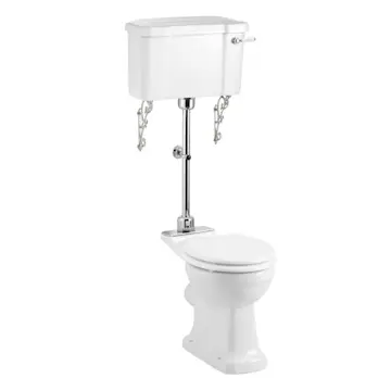 Toalett Burlington P5 Standard Medium Level 520 mm med Myktstengende Sete