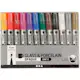 Glass- og Porselenstusj Creativ Company Ass farger Strek 1-2 mm halvdekkende 12 stk/1 Pk