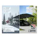 Dobbel Carport Canopia av Palram Arcadia i Metall 3,6x13 m