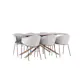 Spisegruppe Venture Home Piazza 180 med 6 stk Evelina Stoler